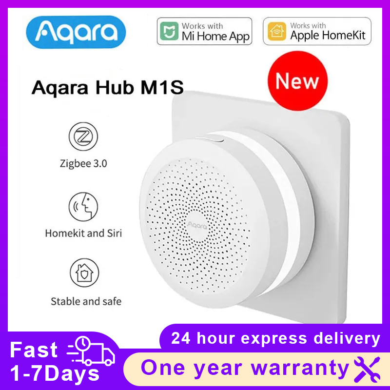 Xiaomi Hub Mijia Hub - Умный хаб Aqara M1S Gateway, беспроводной,