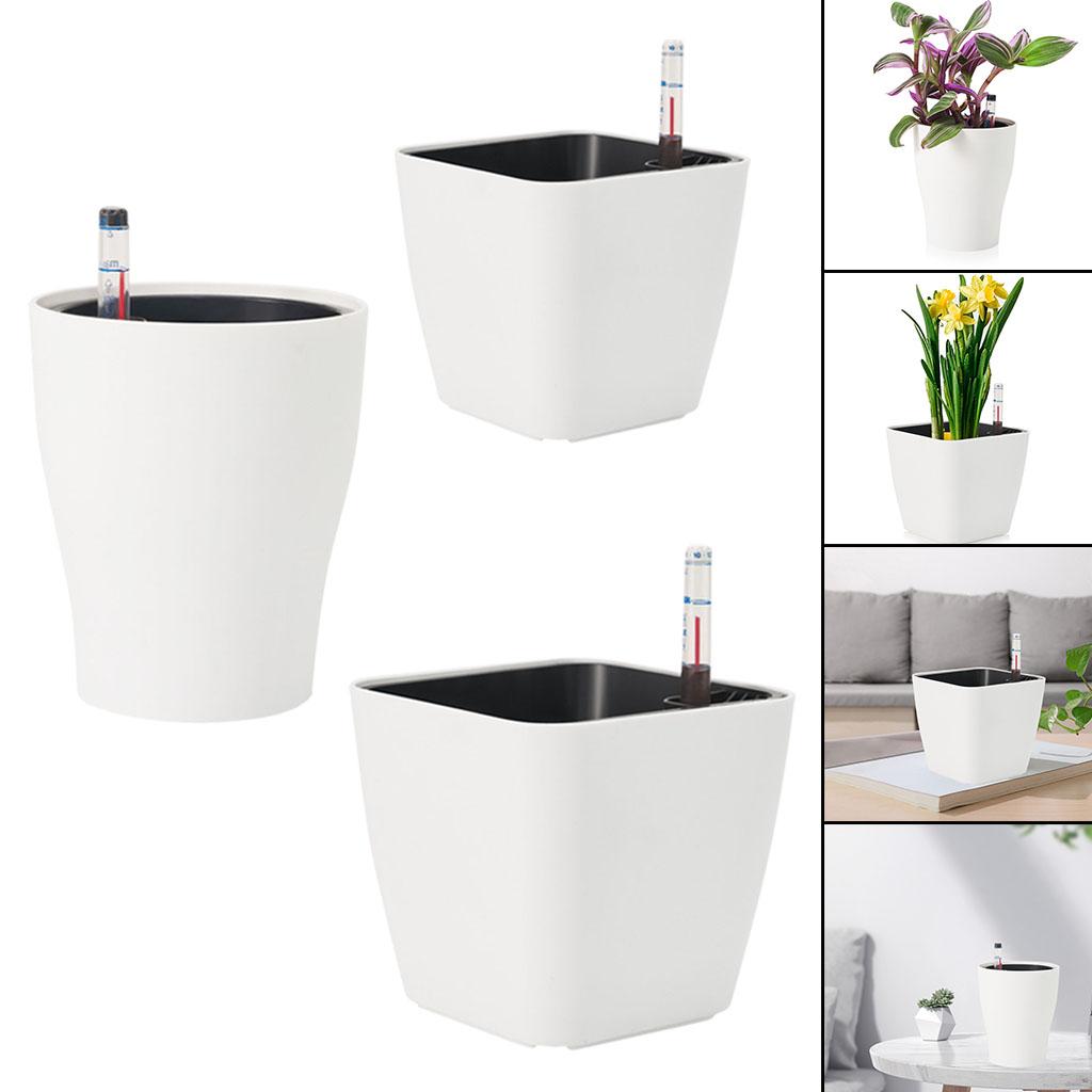 Self Watering Insert - Самополивающиеся цветочные горшки Белые пластиковые горшки