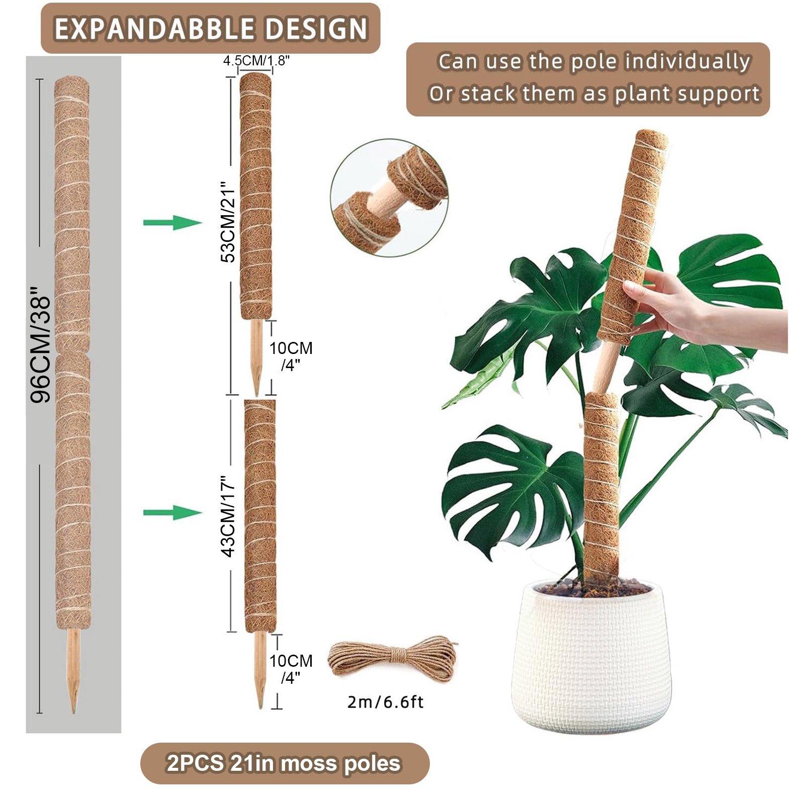 Штанга для мха 38/43/53 см, оп – обзор и цена Sphagnum Moss Dry