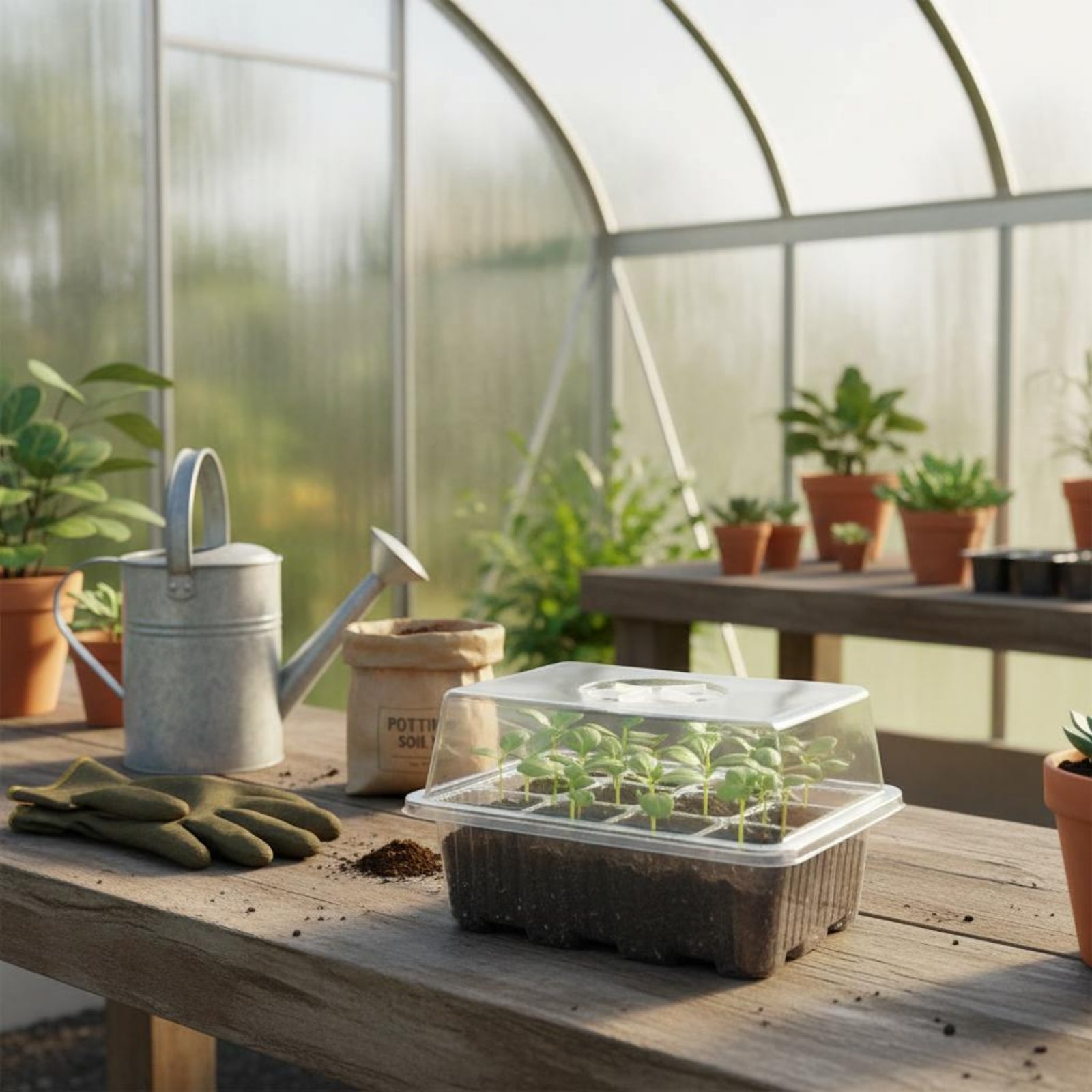 Лоток для проращивания на 12 я – обзор и цена Humidity Dome Kit